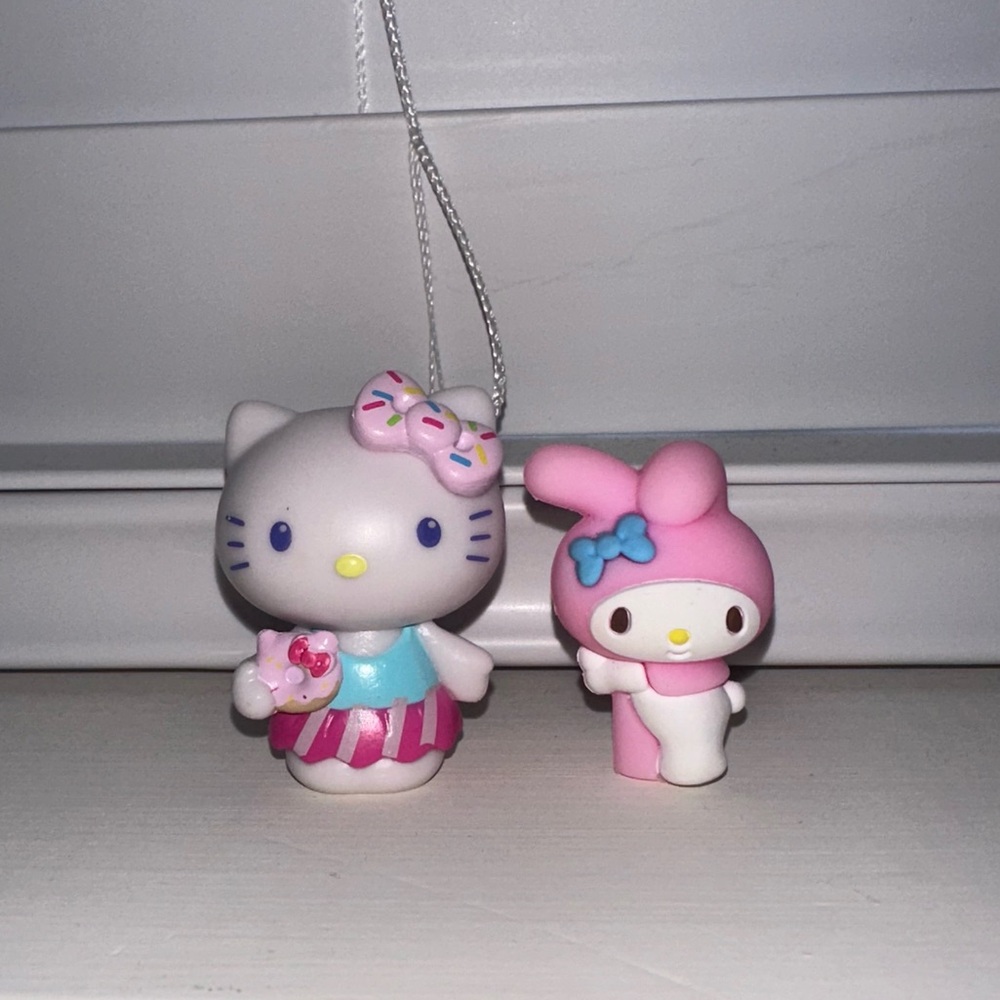 Hello Kitty and My Melody Sanrio Figurines